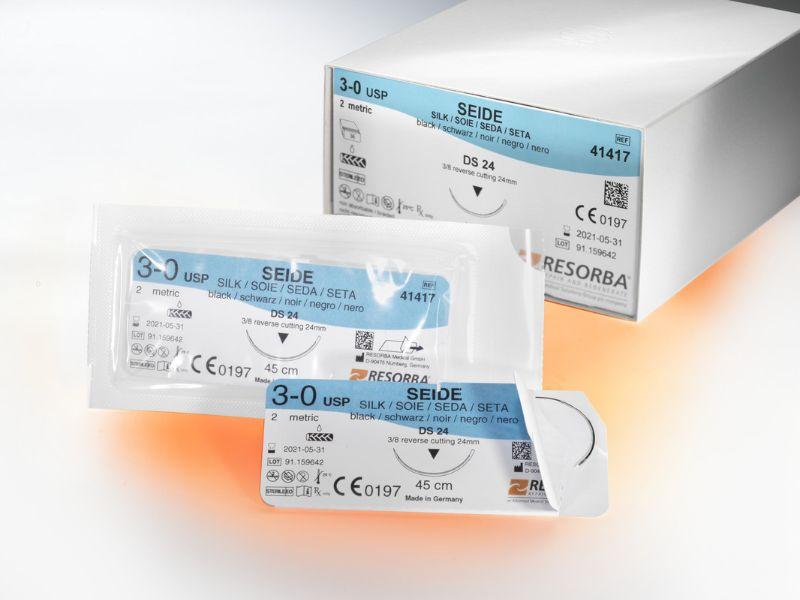 Шовк USP 2-0 чорний, у відрізках 5шт*75см